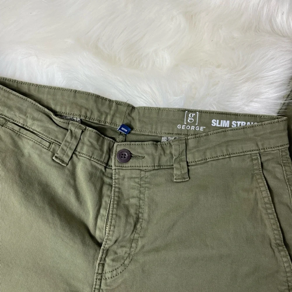 George Slim Straight Chino Pants - Picture 3 of 6